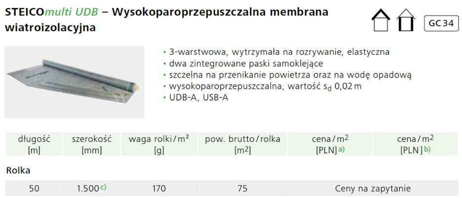 Formaty Steicomluti UDB