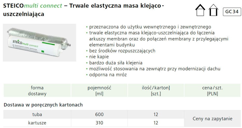 Formaty STEICOmulti connect