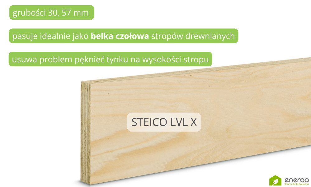Fornir klejony warstwowo STEICO LVL X