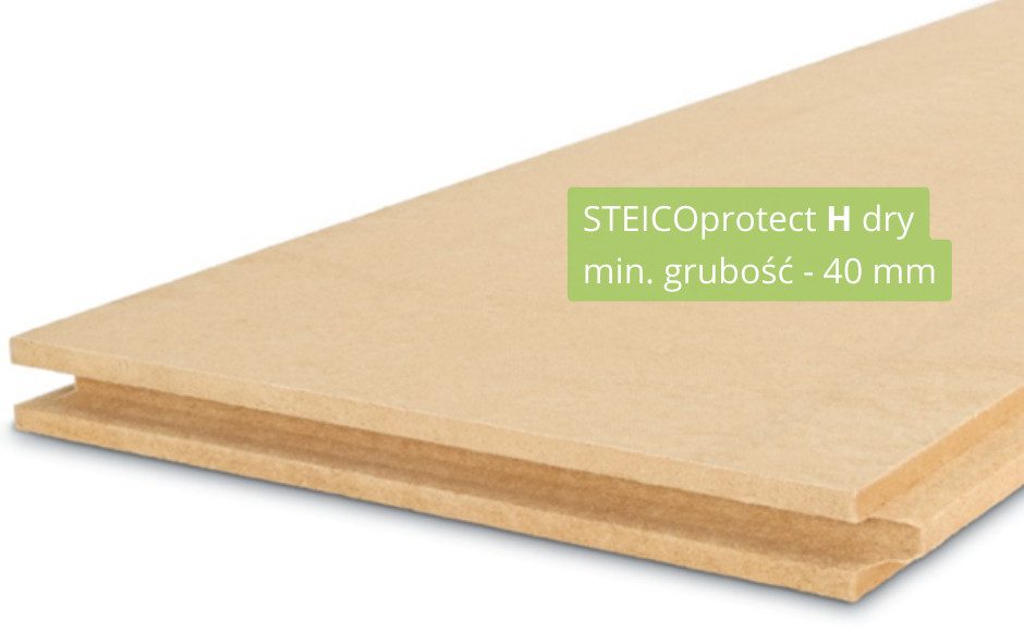 STEICOprotect H dry - minimalna grubość 40 mm