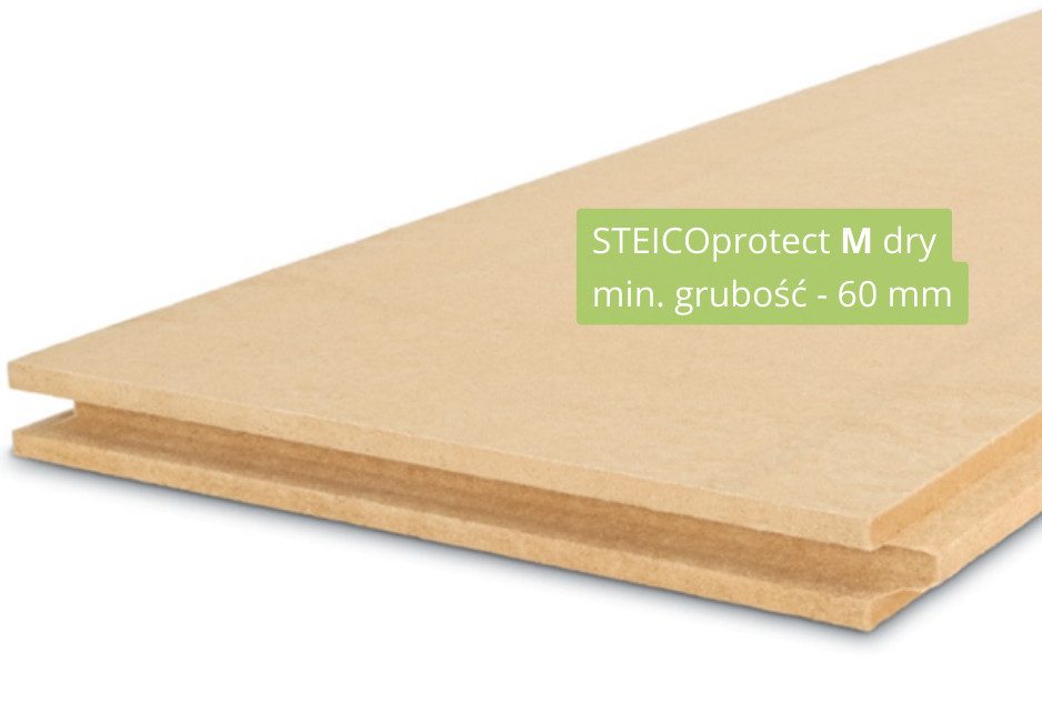 STEICOprotect M dry - minimalna grubość 60 mm
